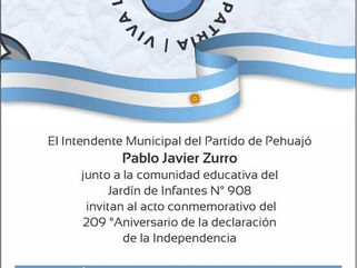ACTO POR EL DÍA DE LA INDEPENDENCIA EN PEHUAJÓ