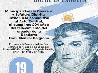 ACTO POR EL DÍA DE LA BANDERA EN DAIREAUX