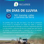 PEHUAJÓ: PROHIBIDA LA CIRCULACIÓN EN DÍAS DE LLUVIAS POR CAMINOS Y CALLES DE TIERRA DEL DISTRITO