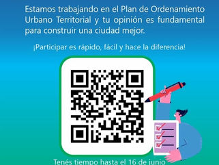 PEHUAJÓ: SUMATE AL PLAN DE ORDENAMIENTO URBANO TERRITORIAL