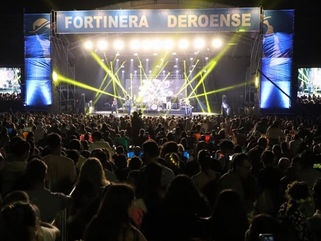 PASARON LAS TRES NOCHES DEL FESTIVAL "FORTINERA DEROENSE" EN EL ANFITEATRO "FELISA MEACA"