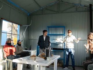 DAIREAUX: EL INTENDENTE ALEJANDRO ACERBO VISITÓ EL PREDIO DE EQUINOTERAPIA