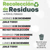 RIVADAVIA: CRONOGRAMA DE RECOLECCIÓN DE RESIDUOS DURANTE EL FIN DE SEMANA LARGO