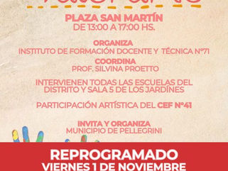 PELLEGRINI: SE REPROGRAMA PARA EL 1° DE NOVIEMBRE LA SEXTA EDICIÓN DE "VALORARTE"