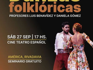 SEMINARIO INTEGRAL DE DANZAS FOLKLÓRICAS EN RIVADAVIA