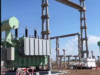 EL INTENDENTE DE SALLIQUELÓ VISITÓ UNA OBRA ENERGÉTICA CLAVE PARA LA REGIÓN
