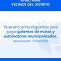 SALLIQUELÓ: SE ENCUENTRA DISPONIBLE PARA PAGAR PATENTES DE MOTOS Y AUTOMÓVILES MUNICIPALIZADOS
