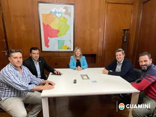 GUAMINÍ: EL INTENDENTE MANTUVO UNA AMPLIA AGENDA DE ACTIVIDADES Y GESTIÓN EN LA PLATA