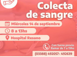 NUEVA COLECTA DE SANGRE EN TRES ALGARROBOS