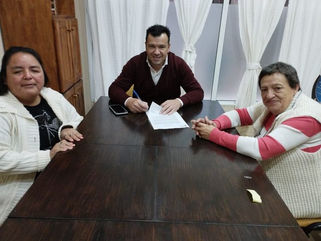 EL INTENDENTE NOBRE FERREIRA FIRMÓ UNA NUEVA INSERCIÓN LABORAL EN CASBAS