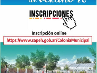 PEHUAJÓ: VUELVE LA COLONIA MUNICIPAL DE VERANO