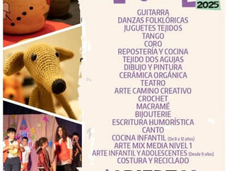 ABRE LA INSCRIPCIÓN A LOS TALLERES CULTURALES MUNICIPALES EN DAIREAUX Y LOCALIDADES DEL DISTRITO
