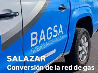 COMENZÓ LA CONVERSIÓN DE LA RED DE GAS PROPANO A GAS NATURAL EN SALAZAR
