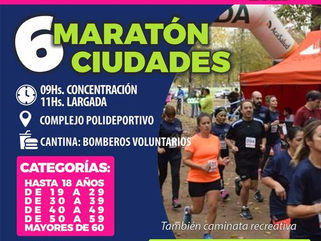 ESTE DOMINGO, LLEGA LA MARATÓN 6 CIUDADES A PELLEGRINI