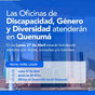 QUENUMÁ: LAS OFICINAS DE DISCAPACIDAD, GÉNERO Y DIVERSIDAD ATENDERÁN EN LA LOCALIDAD