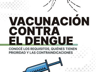 EN RIVADAVIA COMIENZA LA VACUNACIÓN CONTRA EL DENGUE
