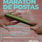 MARATÓN DE POSTAS “150 ANIVERSARIO”, EL SÁBADO 18 DE ABRIL EN LA PISTA DE ATLETISMO DEL POLIDEPORTIVO MUNICIPAL 
