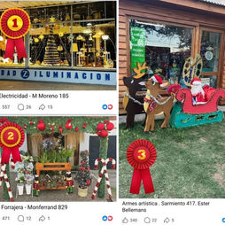 CONCURSO VIDRIERAS NAVIDEÑAS EN TRENQUE LAUQUEN: Z ELECTRICIDAD SE LLEVÓ EL PRIMER PUESTO CON MÁS CANTIDAD DE “ME GUSTA”