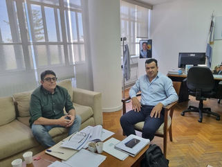 GUAMINÍ: GESTIONES DEL INTENDENTE EN LA CIUDAD DE LA PLATA