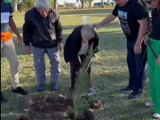 SE DESARROLLÓ EN QUENUMÁ LA JORNADA ECOLÓGICA "NACE UN NIÑO, NACE UN ÁRBOL"