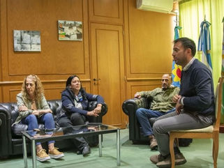 TRES LOMAS: EL INTENDENTE SE REUNIÓ CON REPRESENTANTES DEL PATRONATO DE LIBERADOS