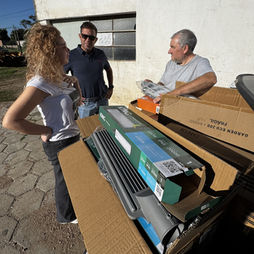 TRES LOMAS: EL MUNIPICIO RECIBIÓ DE PARTE DE VIALIDAD PROVINCIAL NUEVAS LUMINARIAS LED