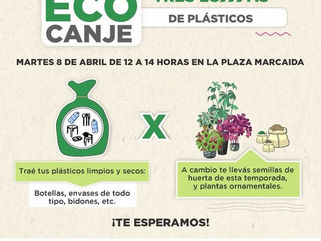 JORNADA DE ECOCANJE DE PLÁSTICO EN TRES LOMAS