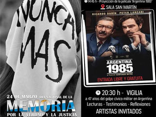 ACTO OFICIAL EN DAIREAUX POR EL DÍA NACIONAL DE LA MEMORIA, POR LA VERDAD Y LA JUSTICIA