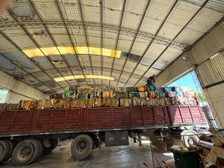 PELLEGRINI: NUEVA CARGA DE RESIDUOS RECICLABLES