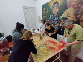 LA ESCUELA DE MURALISMO Y ARTE COMUNITARIO PREPARA UNA EXPOSICIÓN DE TRABAJOS PARA LA NOCHE DE LOS MUSEOS