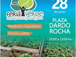 NUEVA EDICIÓN DE LA FERIA VERDE EN PEHUAJÓ, ESTE SÁBADO EN LA PLAZA DARDO ROCHA