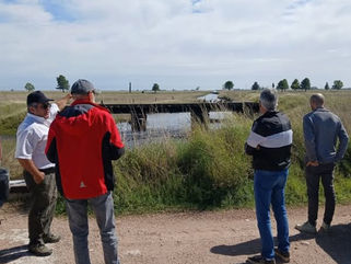 DAIREAUX: SE REALIZÓ UN ANÁLISIS DE LA SITUACIÓN EN ARBOLEDAS QUE SERÁ ELEVADO A HIDRÁULICA DE LA PROVINCIA
