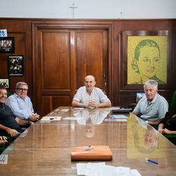 PEHUAJÓ: EL INTENDENTE SE REUNIÓ CON AUTORIDADES Y COMISIÓN DIRECTIVA DEL CLUB DEL CLUB ATLÉTICO CALAVERAS