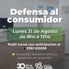 EL LUNES 31 DEFENSA AL CONSUMIDOR ATENDERÁ EN 30 DE AGOSTO