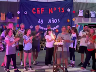 SALLIQUELÓ: FIESTA RECREATIVA POR EL 45° ANIVERSARIO DEL CEF N° 15