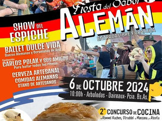 SÉPTIMA FIESTA DEL SABOR ALEMÁN EN ARBOLEDAS: UNA EXPERIENCIA CULTURAL Y GASTRONÓMICA