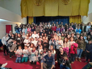 ENCUENTRO DE COROS INFANTIL, JUVENIL Y DE ADULTOS EN CARLOS TEJEDOR
