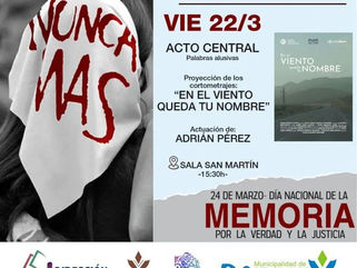 ACTO POR EL DÍA DE LA MEMORIA POR LA VERDAD Y LA JUSTICIA EN DAIREAUX