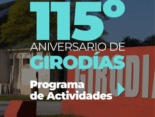 115º ANIVERSARIO DE GIRODÍAS: ESTE JUEVES (28) COMIENZAN LOS FESTEJOS Y EL SÁBADO (30) SERÁ EL ACTO CENTRAL EN EL CLUB UNIÓN