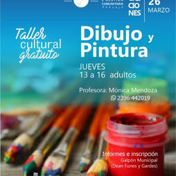 PEHUAJÓ: COMIENZA EL TALLER CULTURAL DE DIBUJO Y PINTURA