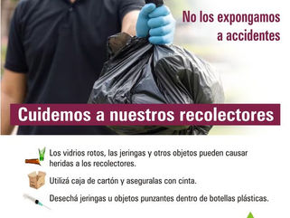 DAIREAUX: CAMPAÑA A FAVOR DE LOS RECOLECTORES DE RESIDUOS
