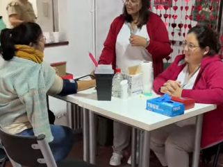 SE REALIZÓ UNA NUEVA COLECTA DE SANGRE EN TRES LOMAS