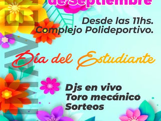 FESTEJOS POR EL DÍA DE LA PRIMAVERA Y DEL ESTUDIANTE EN PELLEGRINI