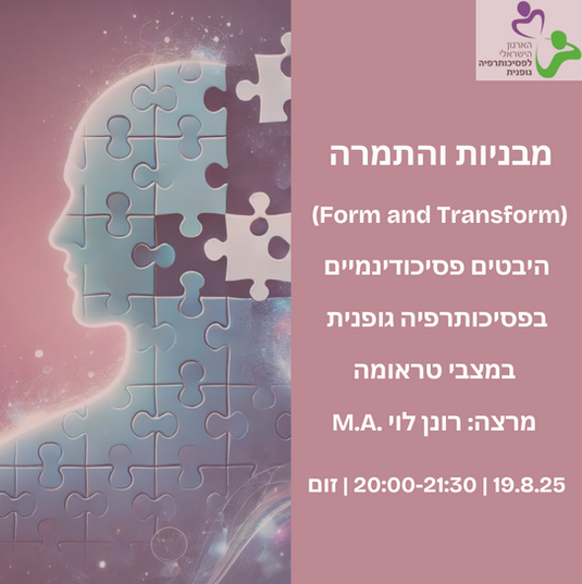 מבניות והתמרה (Form and Transform)