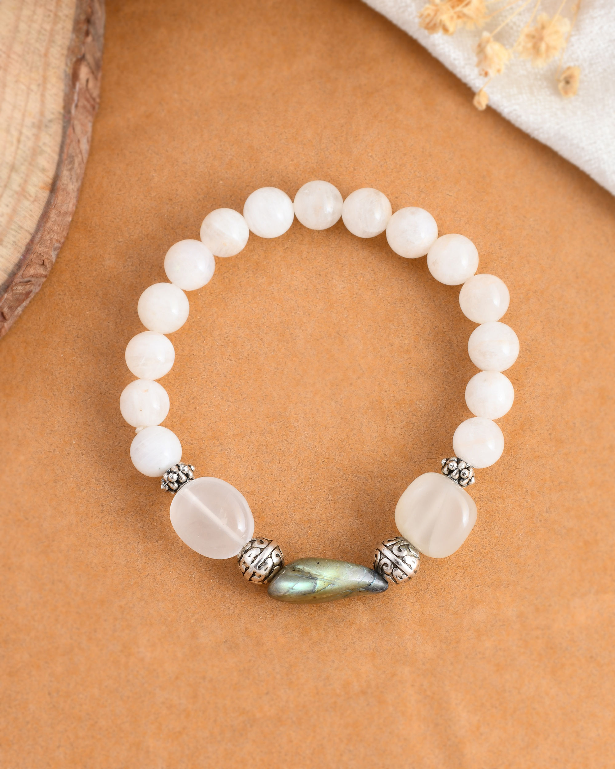 Bracelet - Moonstone and Labradorite 
