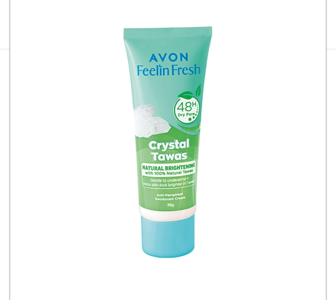 Feelin Fresh Quelch Crystal Tawas Anti-perspirant Deodorant Cream 55 g