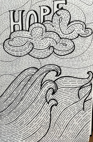 "Hope" Doodle- A wave of emotions