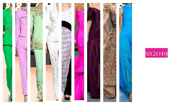 SS 2019 Ralph & Russo Collection Color Palette