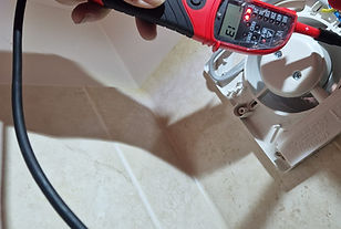 Evidence Fan 16. Voltage Across Input power cable in to blocks as 12V.jpg