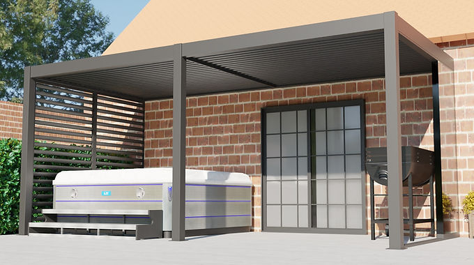 2.8m x 5.7m - Wall Mounted